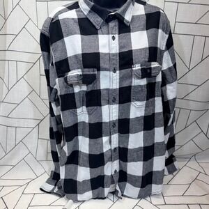 Sanderson Sisters Hocus Pocus Flannel Shirt XL Buffalo Plaid "Bad Girls" Graphic